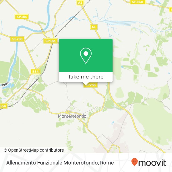 Allenamento Funzionale Monterotondo map