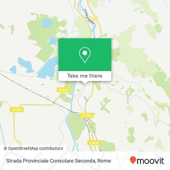 Strada Provinciale Consolare Seconda map