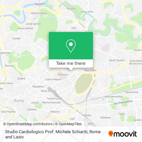 Studio Cardiologico Prof. Michele Schiariti map