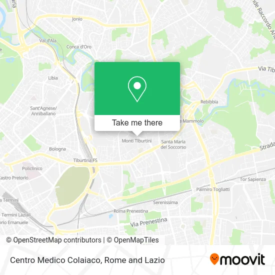 Centro Medico Colaiaco map