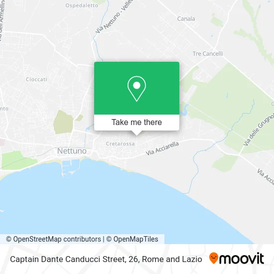 Captain Dante Canducci Street, 26 map