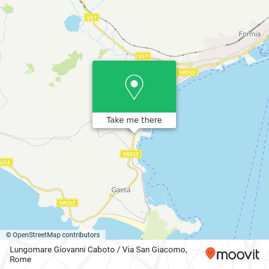 Lungomare Giovanni Caboto / Via San Giacomo map