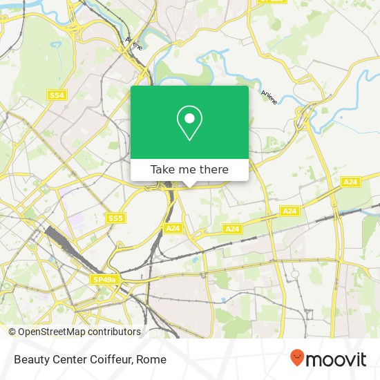 Beauty Center Coiffeur map