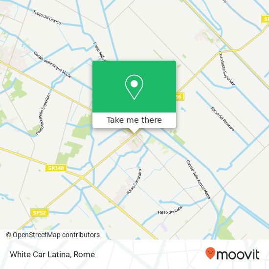 White Car Latina map