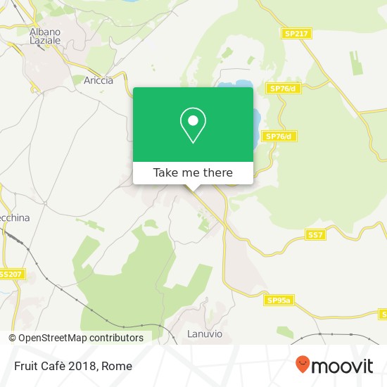 Fruit Cafè 2018 map