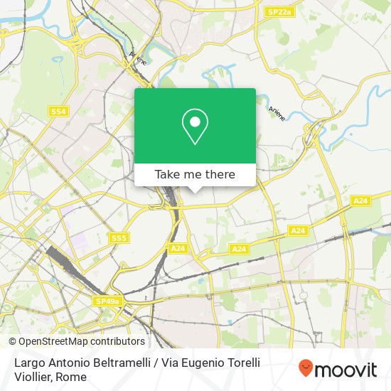 Largo Antonio Beltramelli / Via Eugenio Torelli Viollier map