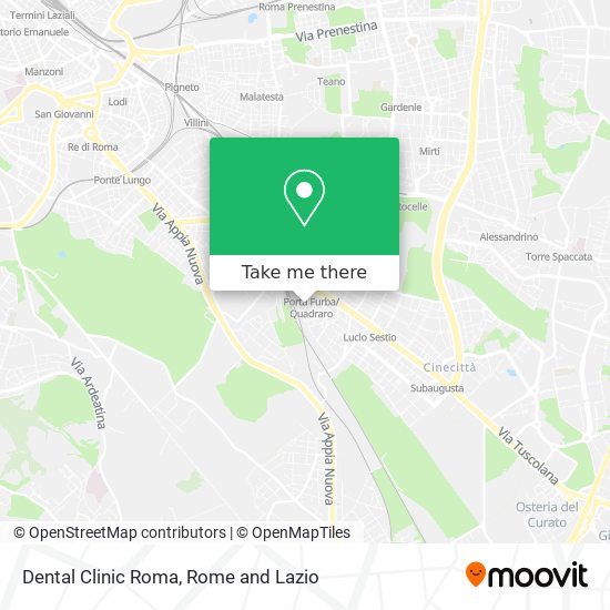 Dental Clinic Roma map