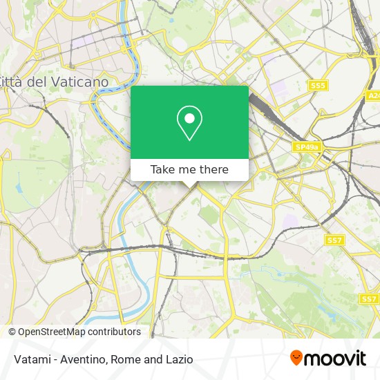 Vatami - Aventino map