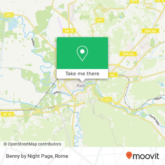 Benny by Night Page map