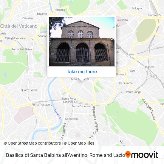 Basilica di Santa Balbina all'Aventino map