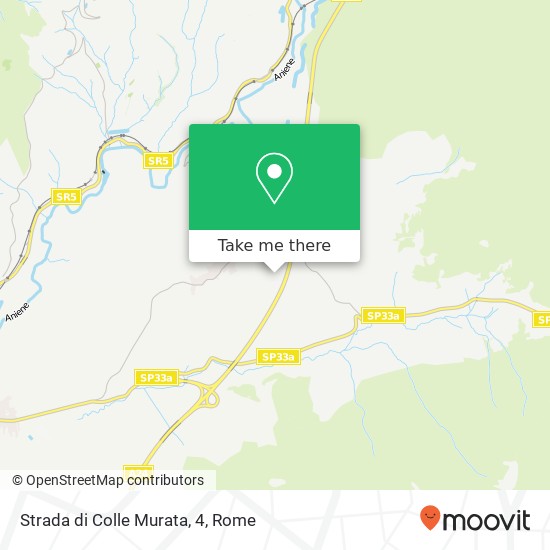 Strada di Colle Murata, 4 map