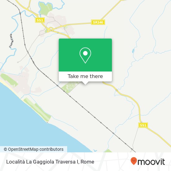 Località La Gaggiola Traversa I map