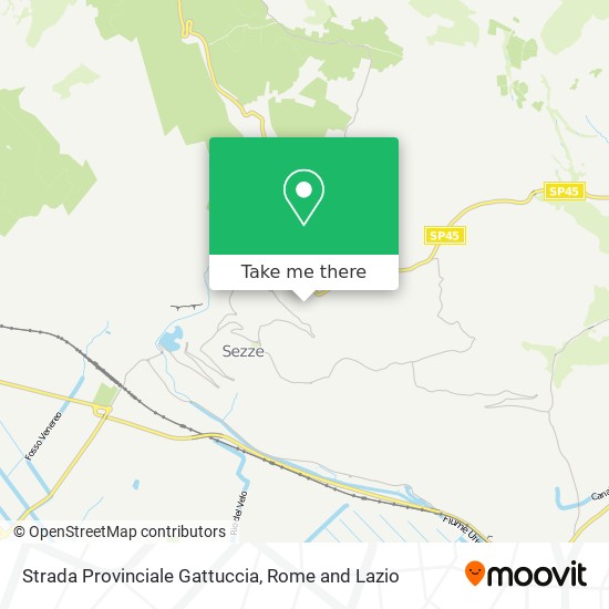 Strada Provinciale Gattuccia map