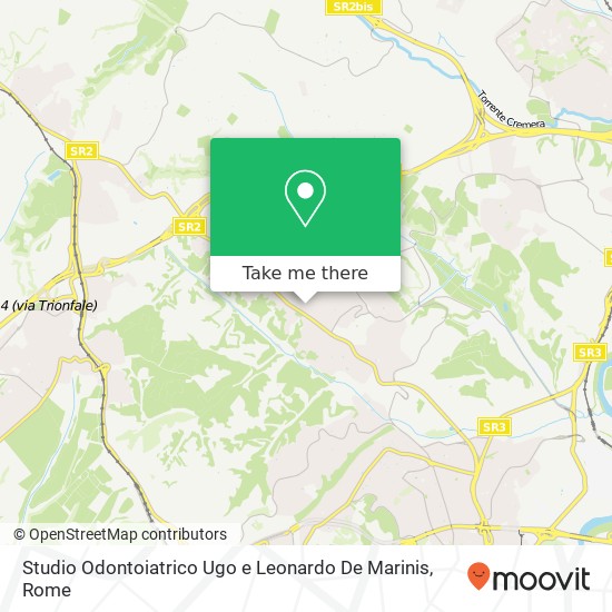 Studio Odontoiatrico Ugo e Leonardo De Marinis map