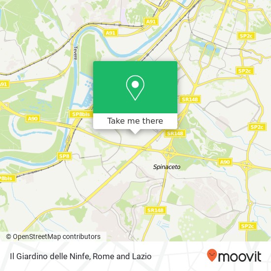 Il Giardino delle Ninfe map