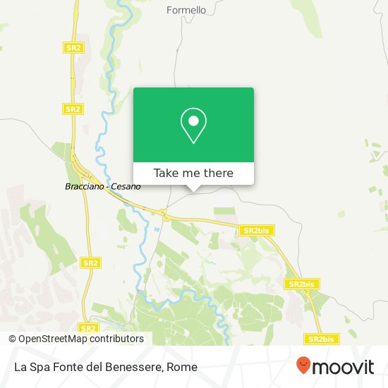 La Spa Fonte del Benessere map