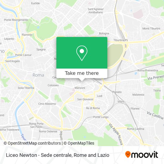 Liceo Newton - Sede centrale map