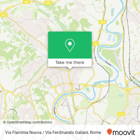 Via Flaminia Nuova / Via Ferdinando Galiani map