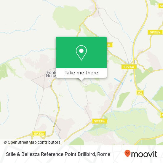 Stile & Bellezza Reference Point Brillbird map