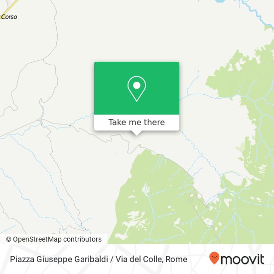 Piazza Giuseppe Garibaldi / Via del Colle map