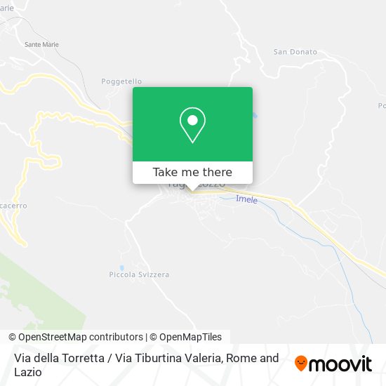 Via della Torretta / Via Tiburtina Valeria map