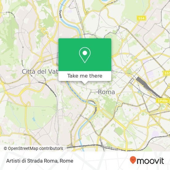 Artisti di Strada Roma map