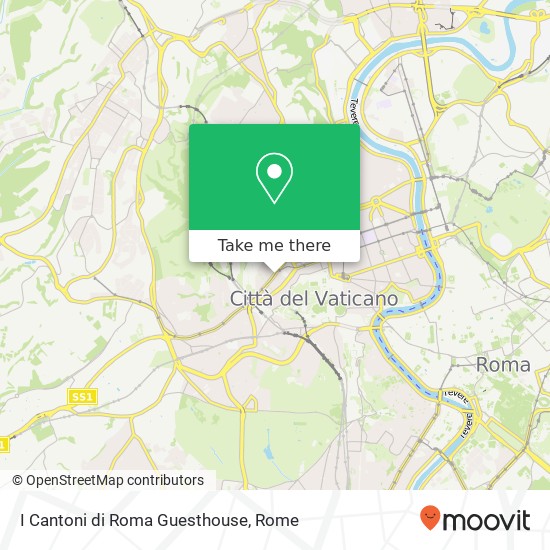I Cantoni di Roma Guesthouse map