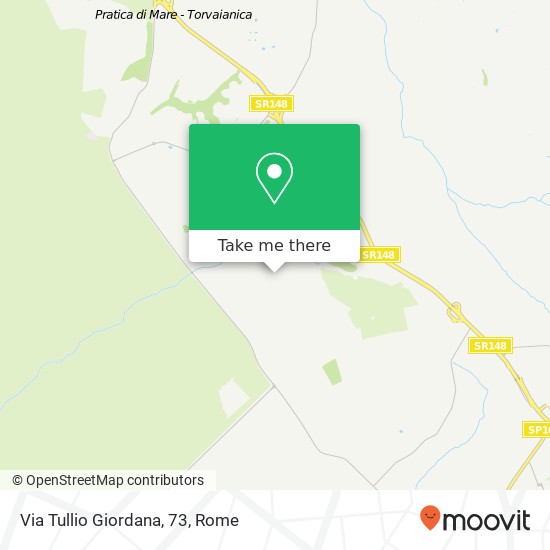 Via Tullio Giordana, 73 map