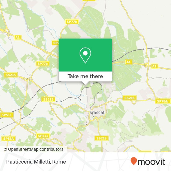 Pasticceria Milletti map
