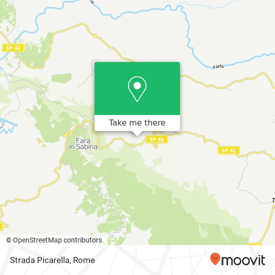 Strada Picarella map