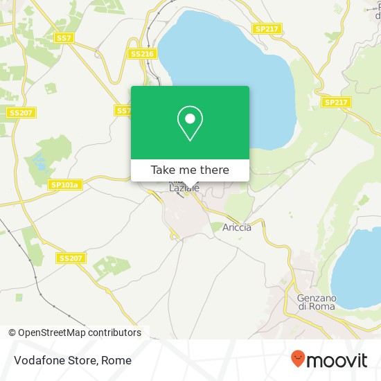 Vodafone Store map