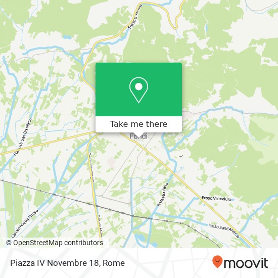 Piazza IV Novembre  18 map