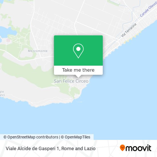 Viale Alcide de Gasperi  1 map