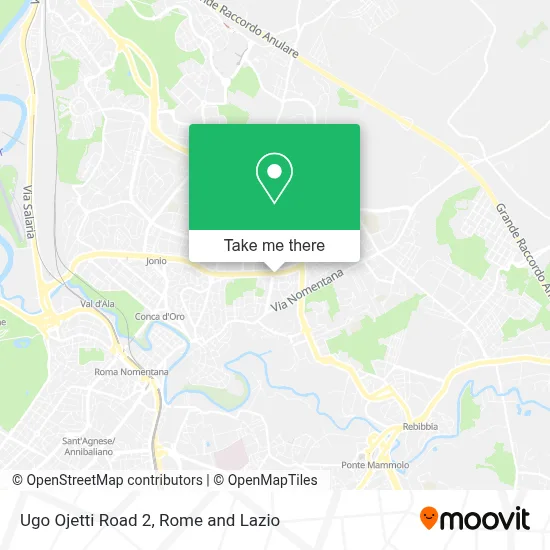 Ugo Ojetti Road 2 map