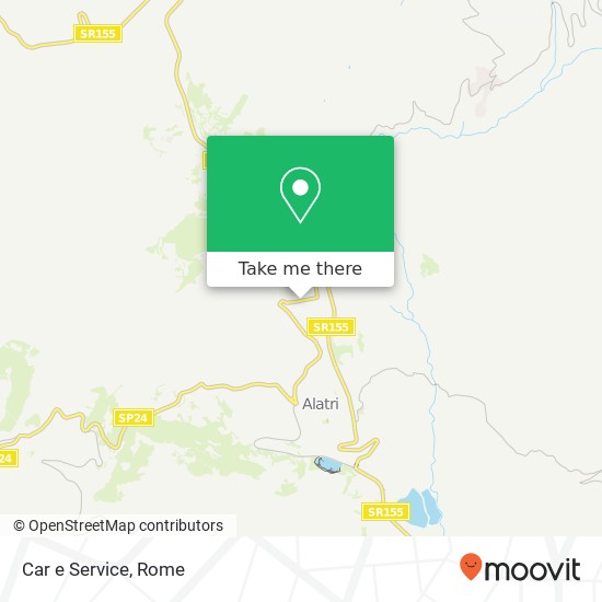 Car e Service map