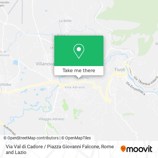 Via Val di Cadore / Piazza Giovanni Falcone map
