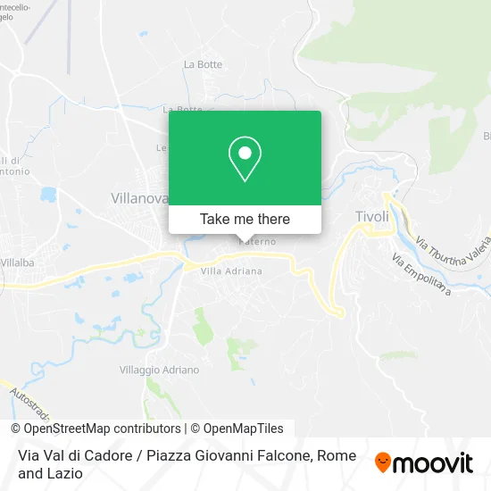 Val di Cadore Street / Giovanni Falcone Square map