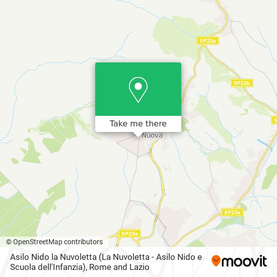 Asilo Nido la Nuvoletta (La Nuvoletta - Asilo Nido e Scuola dell'Infanzia) map