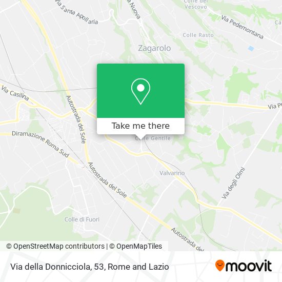 Via della Donnicciola, 53 map