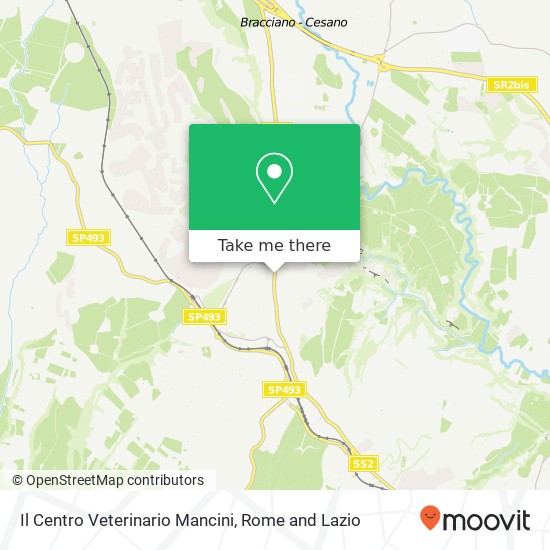 Il Centro Veterinario Mancini map