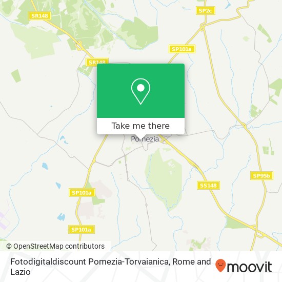 Fotodigitaldiscount Pomezia-Torvaianica map