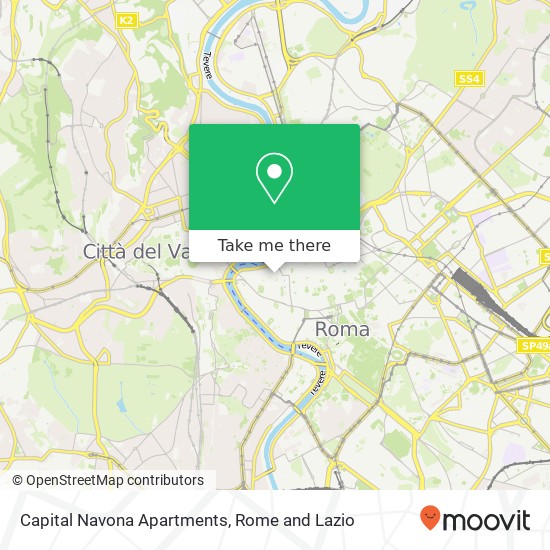Capital Navona Apartments map
