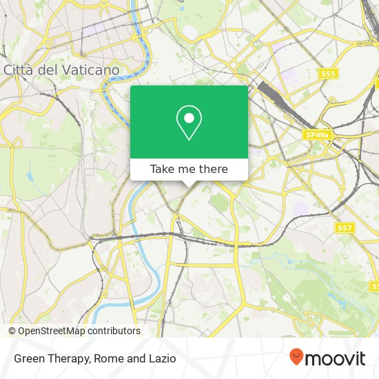 Green Therapy map