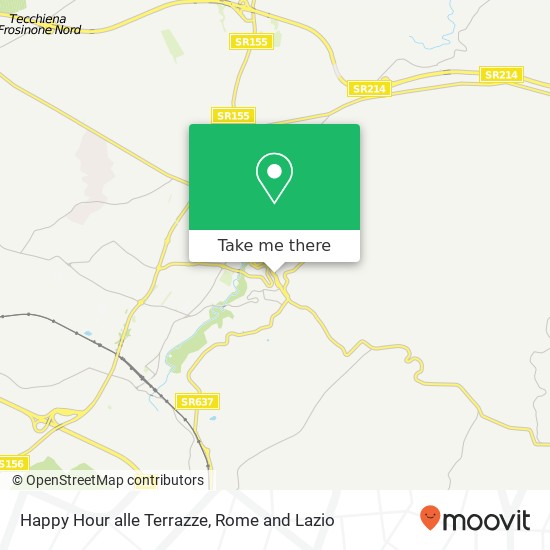 Happy Hour alle Terrazze map