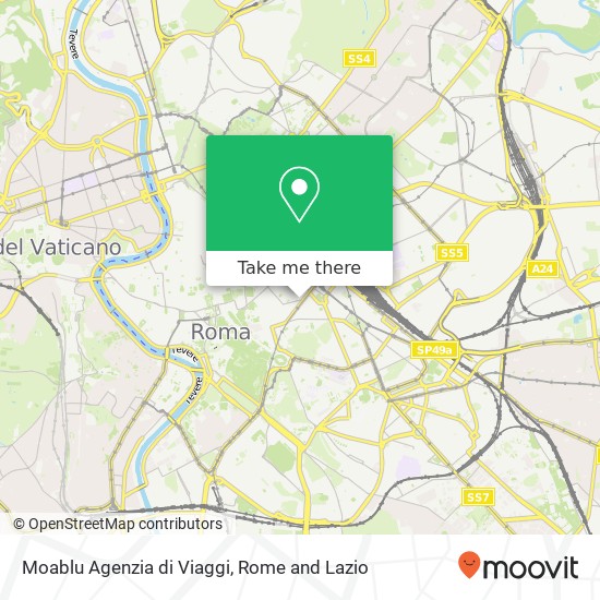 Moablu Agenzia di Viaggi map