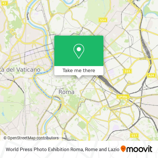 World Press Photo Exhibition Roma map