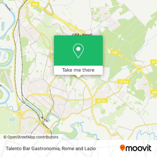 Talento Bar Gastronomia map