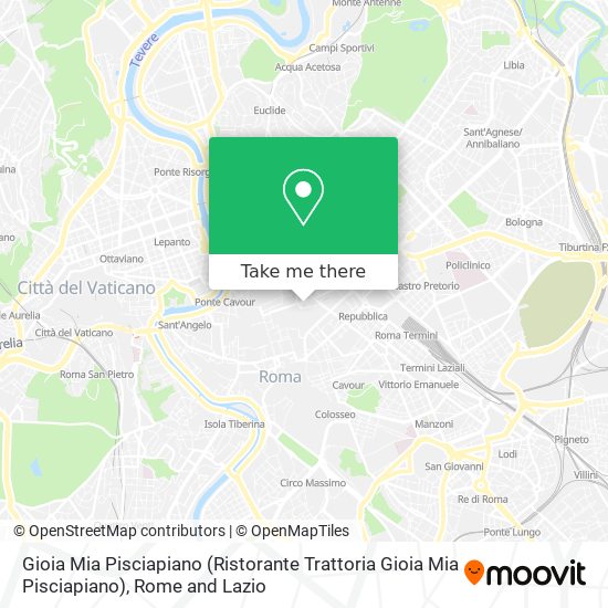 Gioia Mia Pisciapiano (Ristorante Trattoria Gioia Mia Pisciapiano) map