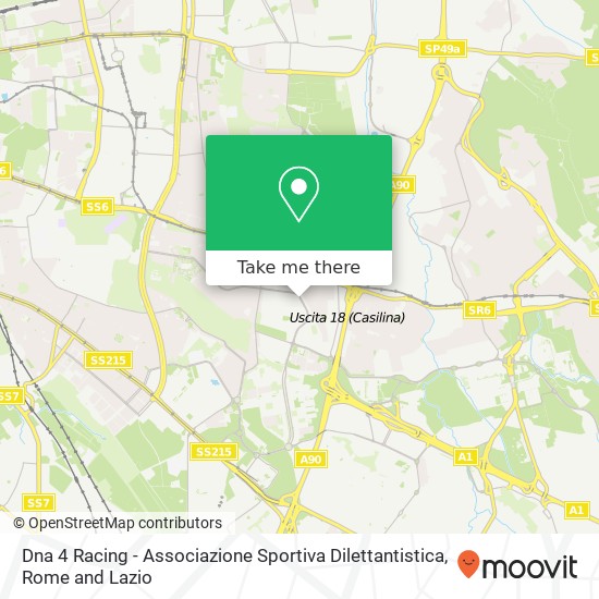 Dna 4 Racing - Associazione Sportiva Dilettantistica map