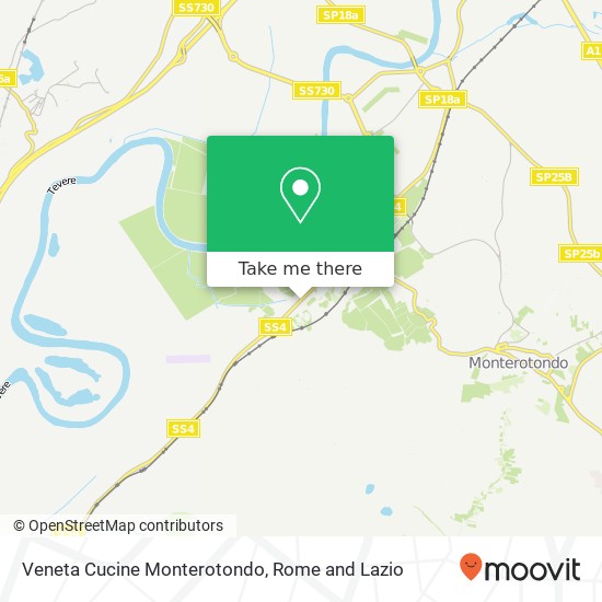 Veneta Cucine Monterotondo map